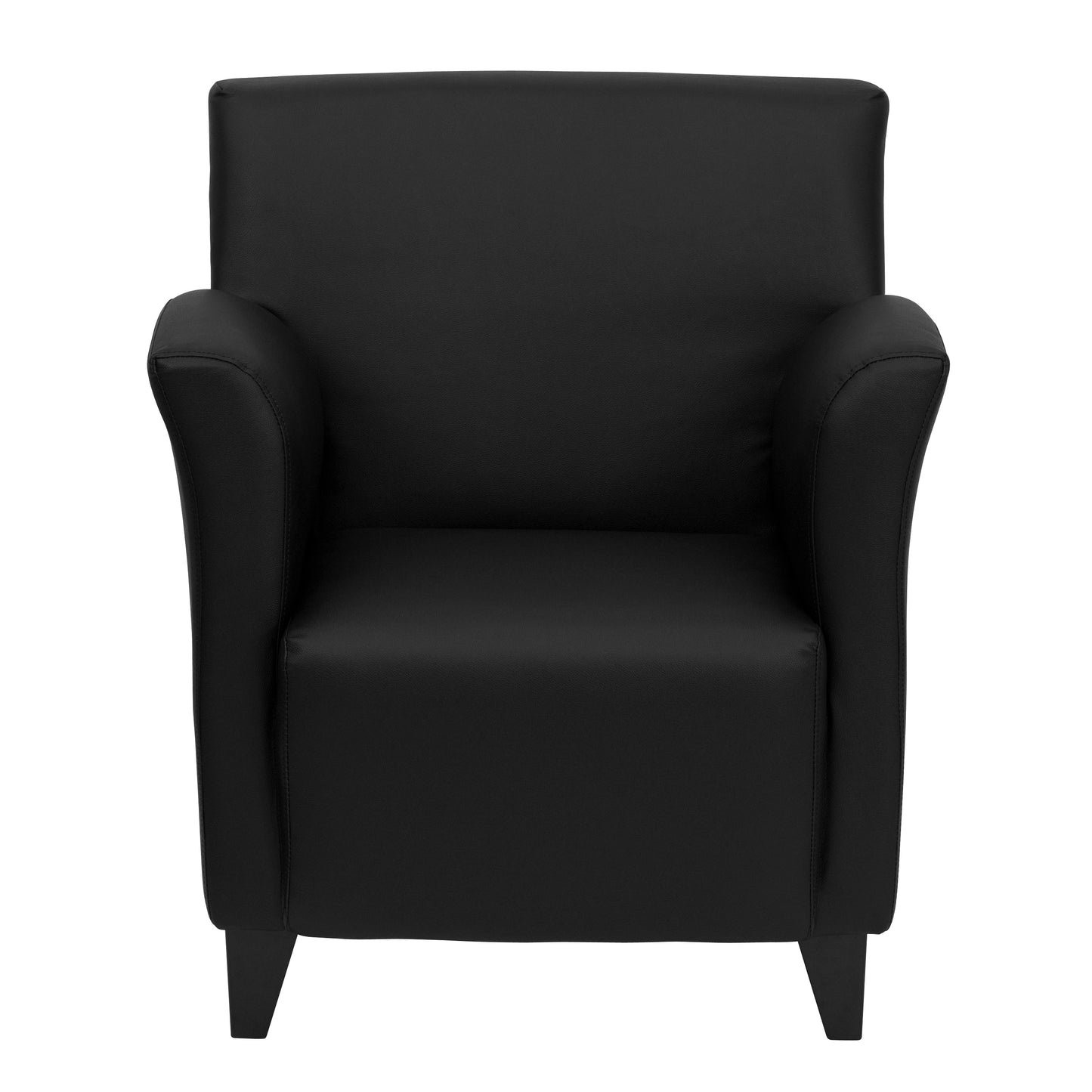 HERCULES Roman Series Black LeatherSoft Lounge Chair