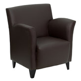 HERCULES Roman Series Brown LeatherSoft Lounge Chair