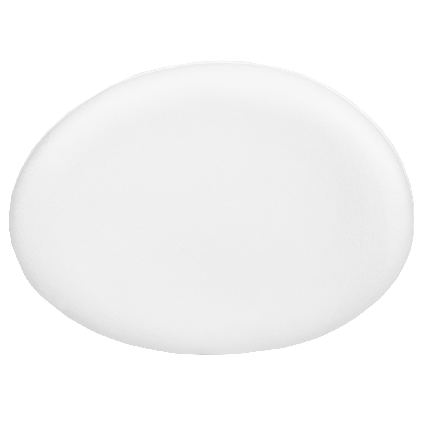 Rally White LeatherSoft Saddle Wing Ottoman