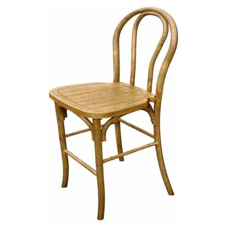 Outdoor Resin Steel Skeleton Bentwood Bar Stool - 2 Pack