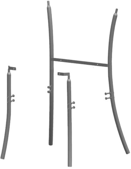 Durable Outdoor Steel Skeleton Frame Resin Bentwood Outdoor Side Chairs