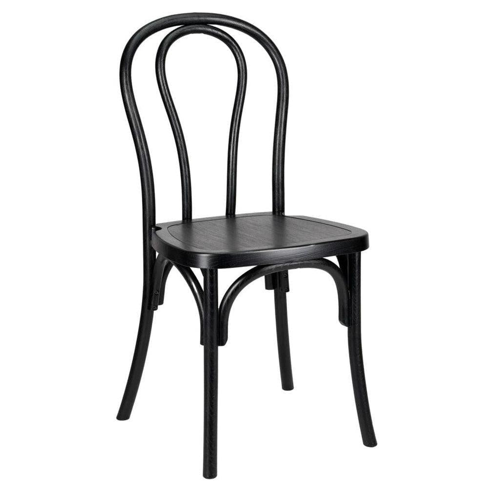 Modern Resin Outdoor Bentwood Style Side Chairs