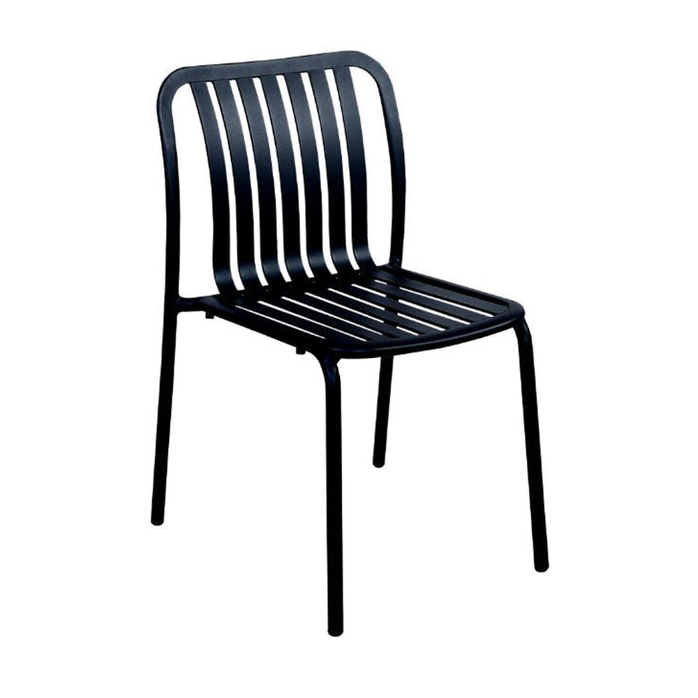 Key West Outdoor Vertical Slat Stacking Side Chair