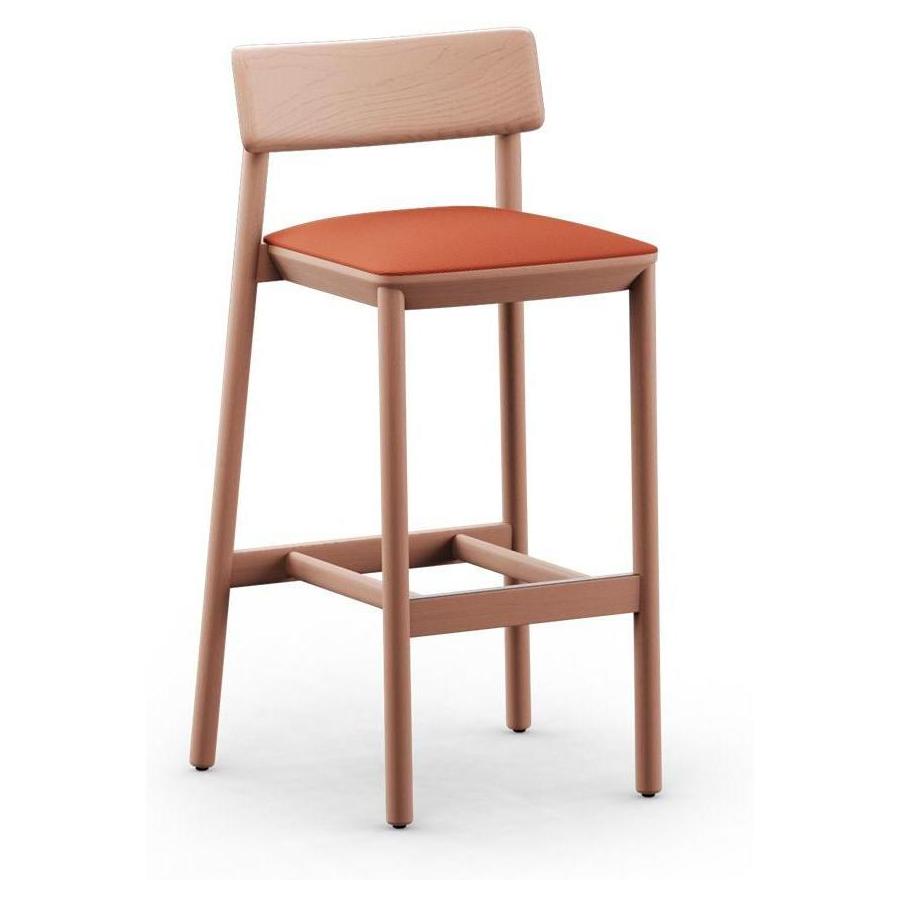 Mika Custom Upholstered Wood Bar Stools