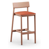 Mika Custom Upholstered Wood Bar Stools