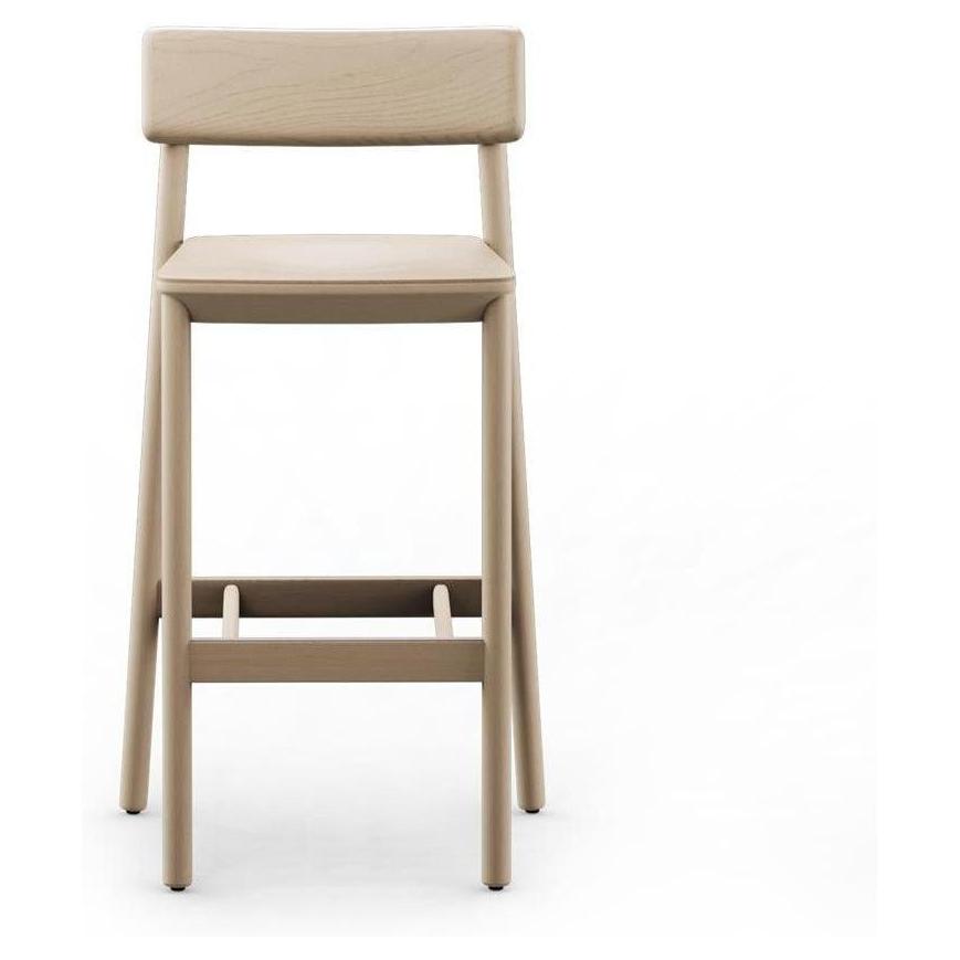 Mika Custom Upholstered Wood Bar Stools