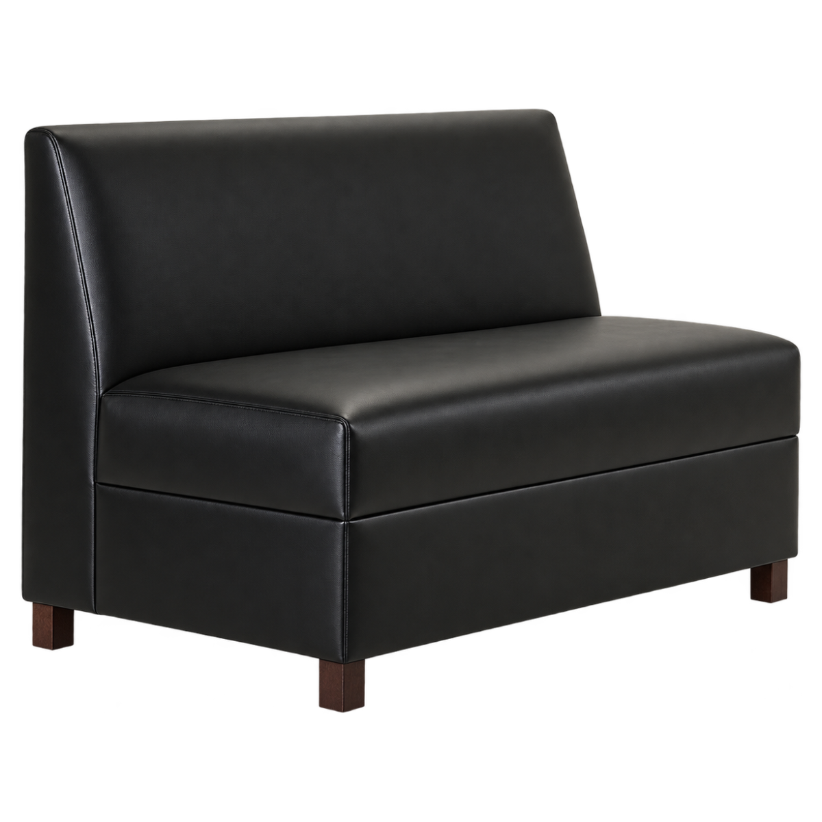 Gerhardt Moudlar Booth with Wood Legs1a10d34ce64350a96d