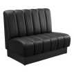 6 Channel Custom Booth with Pullover Back and Channeled Jumbo Seat1a082440e26569e01f