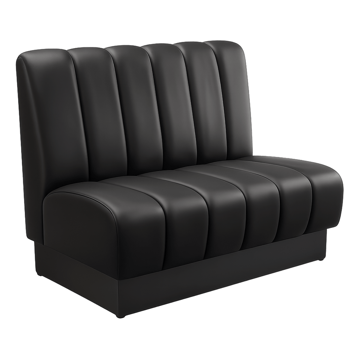 6 Channel Custom Booth with Pullover Back and Channeled Jumbo Seat1a082440e26569e01f