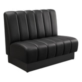 6 Channel Custom Booth with Pullover Back and Channeled Jumbo Seat1a082440e26569e01f