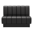 6 Channel Custom Booth with Pullover Back and Channeled Jumbo Seat1a082440e2640d0537