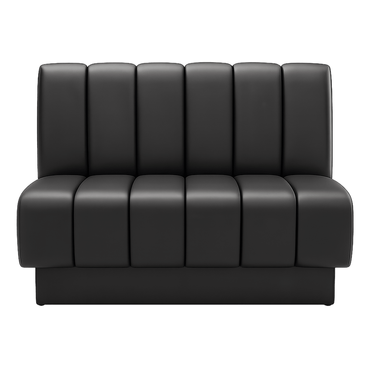 6 Channel Custom Booth with Pullover Back and Channeled Jumbo Seat1a082440e2640d0537