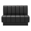 6 Channel Custom Booth with Pullover Back and Channeled Jumbo Seat1a082440e2640d0537