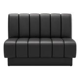 6 Channel Custom Booth with Pullover Back and Channeled Jumbo Seat1a082440e2640d0537