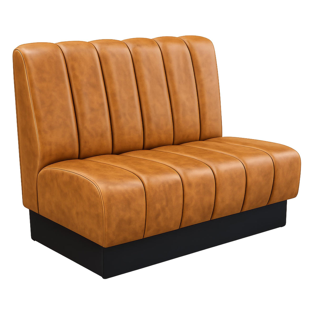 6 Channel Custom Booth with Pullover Back and Channeled Jumbo Seat1a082440e2645b1f9e