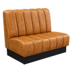 6 Channel Custom Booth with Pullover Back and Channeled Jumbo Seat1a082440e2645b1f9e