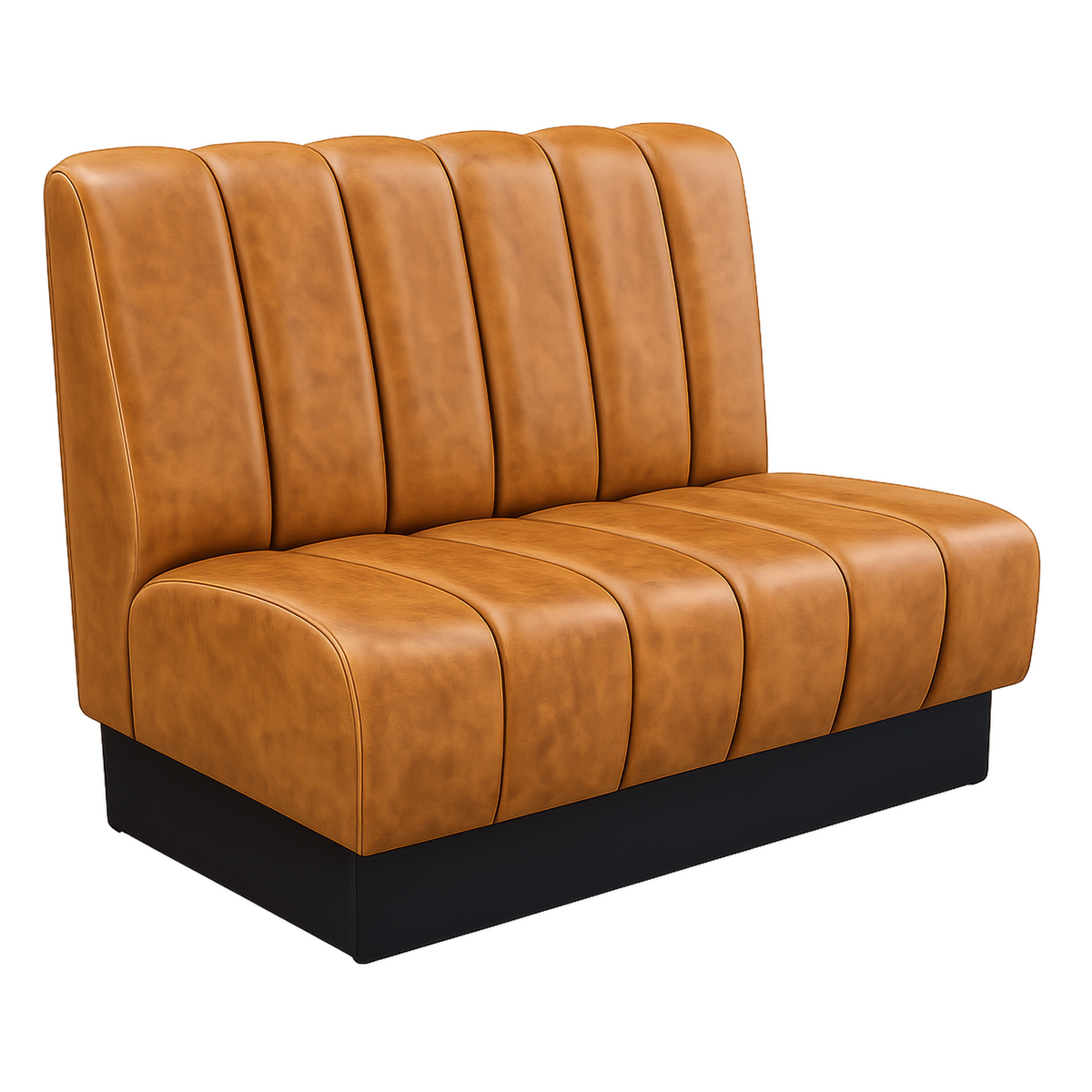 6 Channel Custom Booth with Pullover Back and Channeled Jumbo Seat1a082440e2645b1f9e