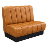 6 Channel Custom Booth with Pullover Back and Channeled Jumbo Seat1a082440e2645b1f9e