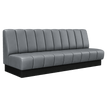 6 Channel Custom Booth with Pullover Back and Channeled Jumbo Seat1a082440e2669973d2