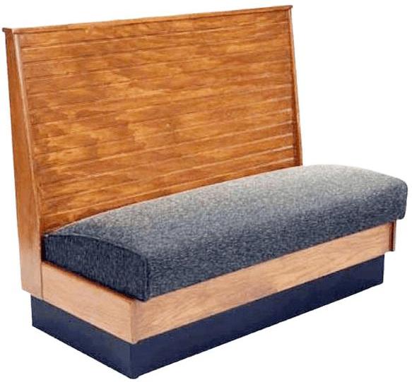 DH Style Wood Booth with Bead Board Back19c448649361858ae2