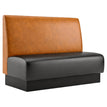 Plain Back Custom Booth with Pullover Back and Jumbo Seat1a08244368a19b476e