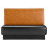 Plain Back Custom Booth with Pullover Back and Jumbo Seat1a08244368a74e6e15