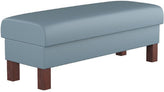 Plain Waiting Bench with Wood Legs19c448b8cb010f20fe
