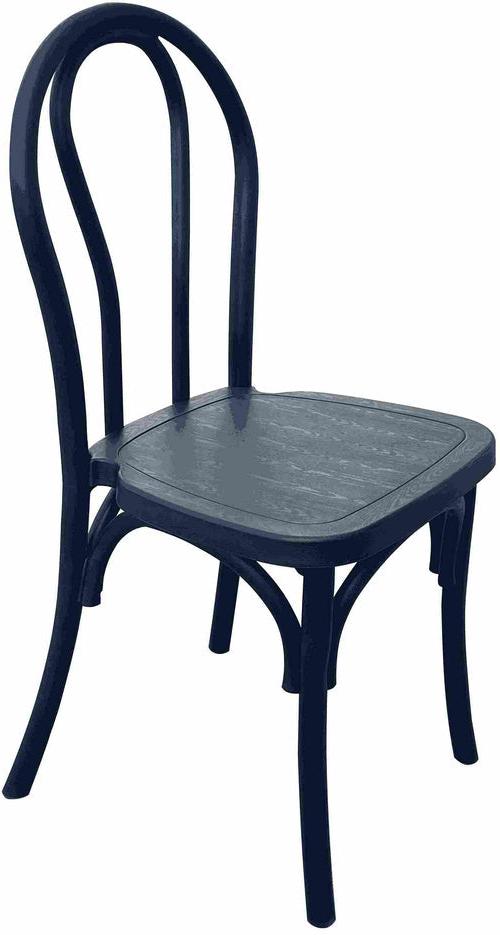 Durable Outdoor Steel Skeleton Frame Resin Bentwood Outdoor Side Chairs