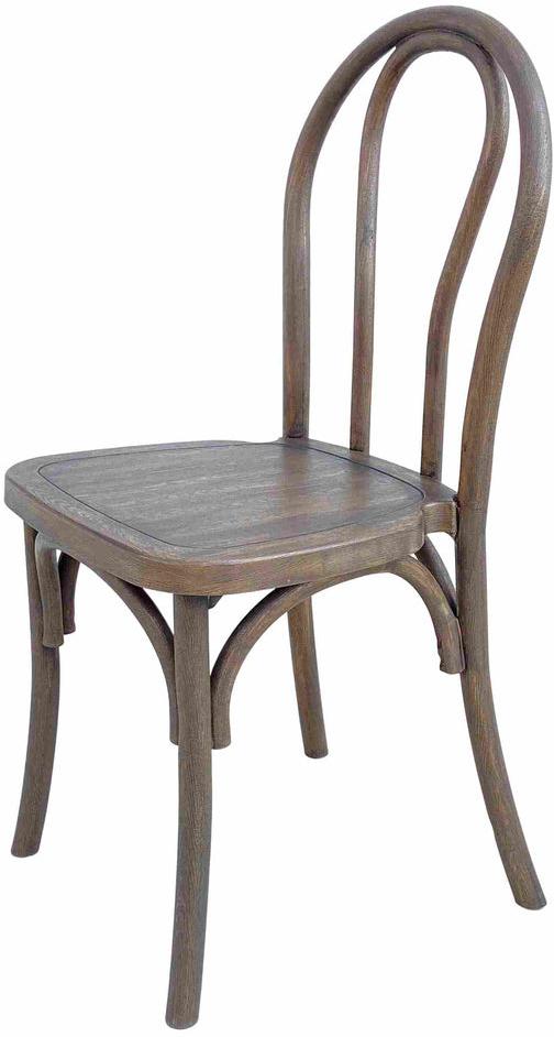 Durable Outdoor Steel Skeleton Frame Resin Bentwood Outdoor Side Chairs