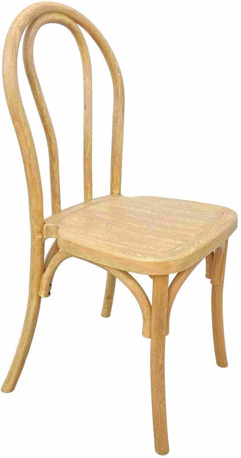 Durable Outdoor Steel Skeleton Frame Resin Bentwood Outdoor Side Chairs