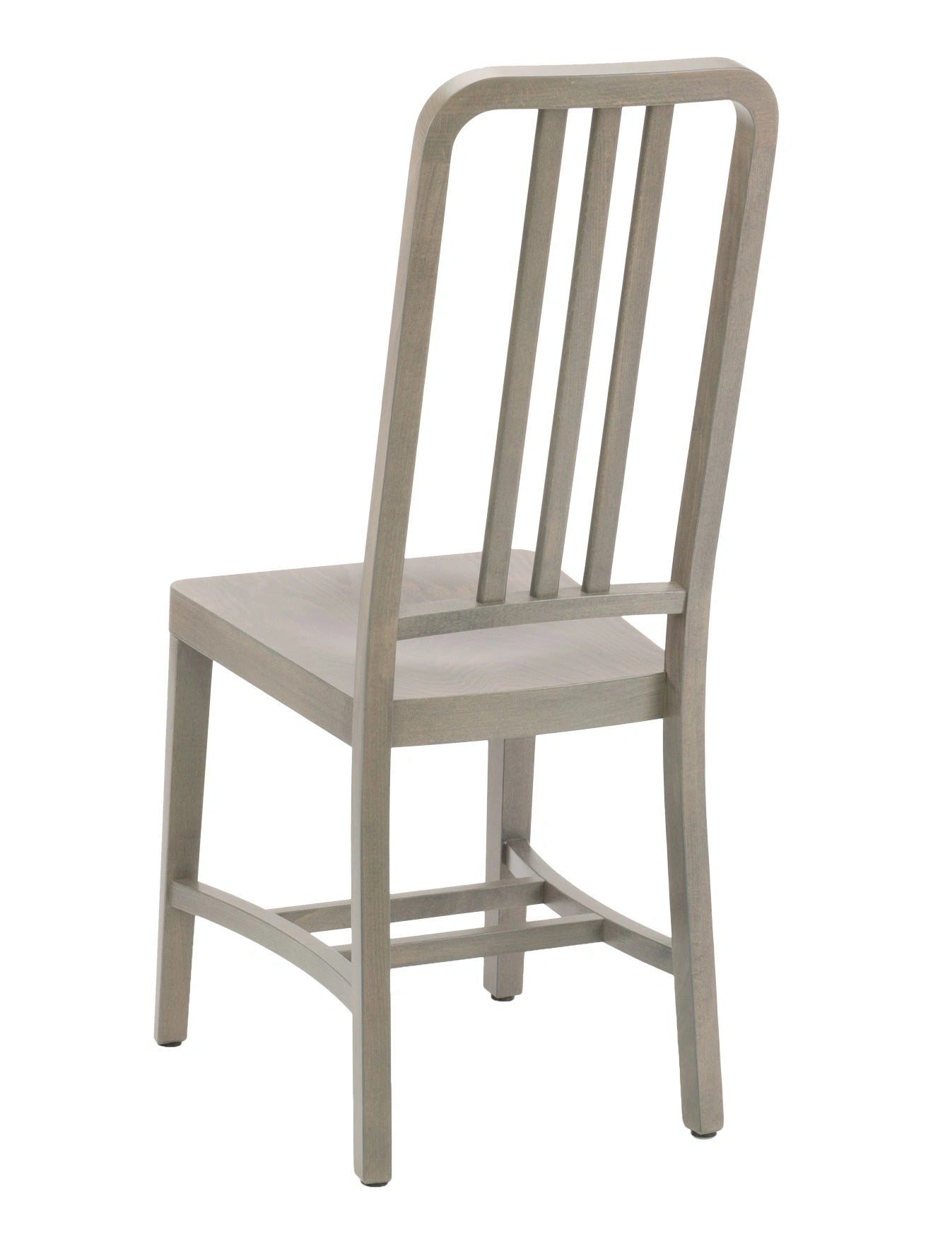 European Beech Wood High Round Open Vertical Modern Chair