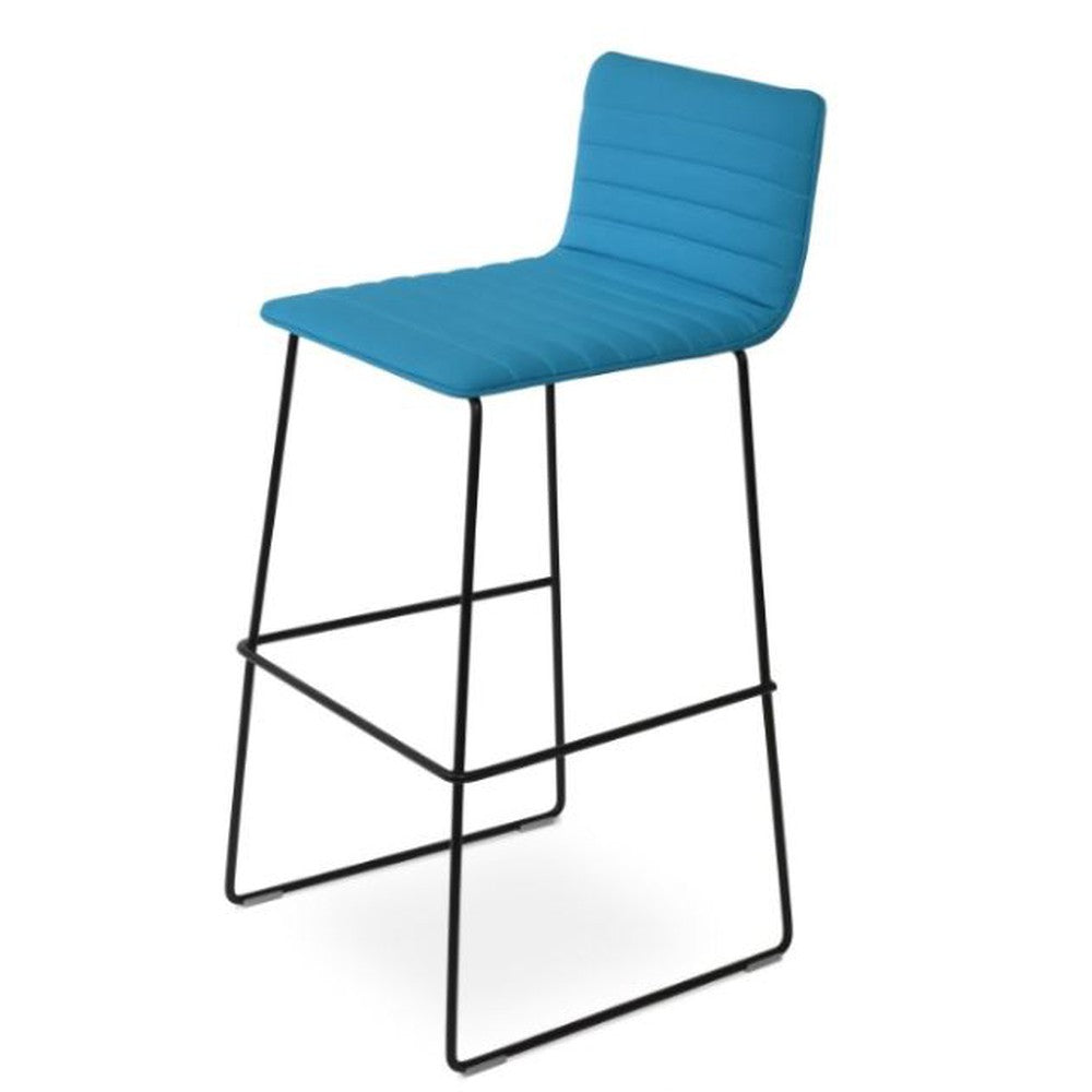 Corona HB Wire Fully Upholstered Bar Stool