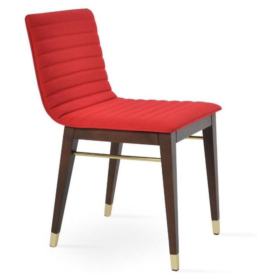 Corona Wood Fully Upholstered Dining Chair
