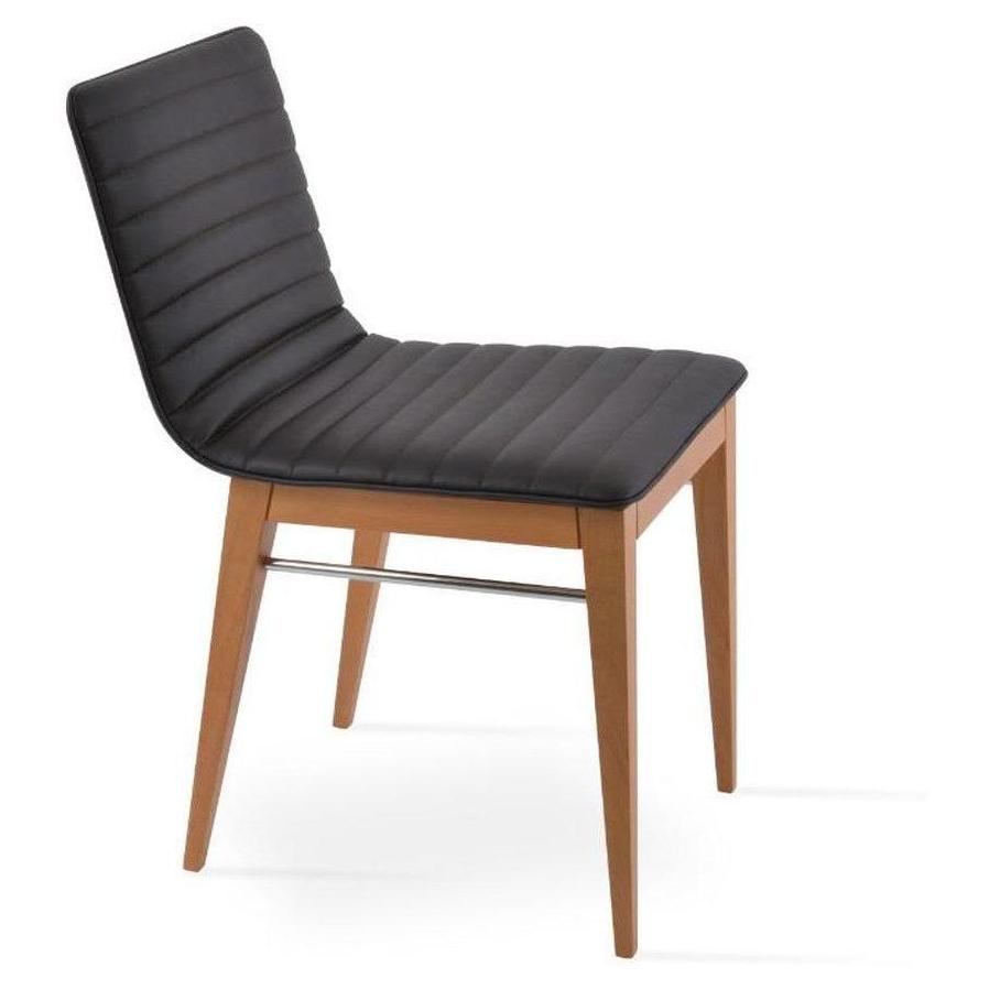 Corona Wood Fully Upholstered Dining Chair