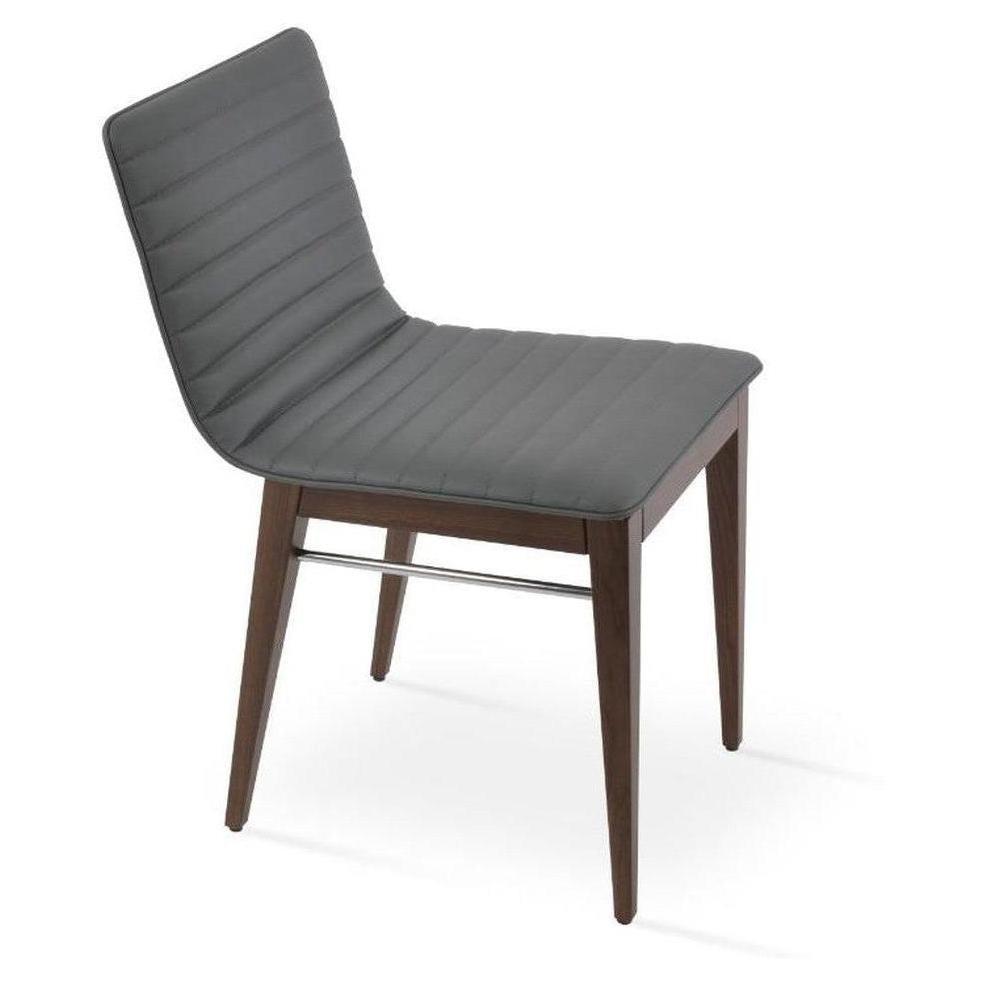 Corona Wood Fully Upholstered Dining Chair