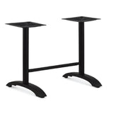 Black Aluminum Outdoor Double Column T-Style Folding Table Base