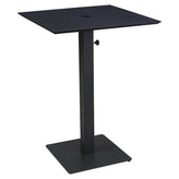 Ella Bar Table Set in Black with Umbrella Base19b8feee3322abd46e