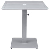 Ella Table Set in Titanium Gray with Umbrella Base19b90041f5d39fa2df