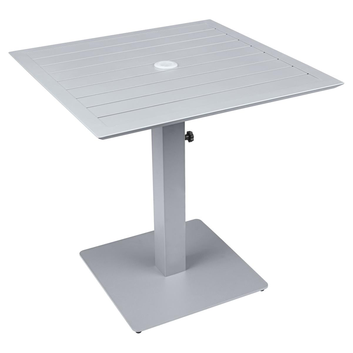 Ella Table Set in Titanium Gray with Umbrella Base19b90041f5d33fabde