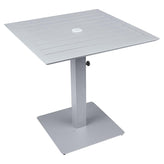 Ella Table Set in Titanium Gray with Umbrella Base19b90041f5d33fabde