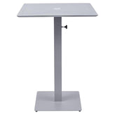 Ella Bar Table Set in Titanium Gray with Umbrella Base19b8fe80f113040394