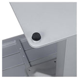 Ella Bar Table Set in Titanium Gray with Umbrella Base19b8fe80f11f81112