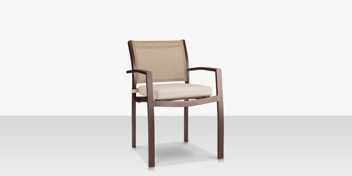 Fusion Outdoor Dining Arm Chair