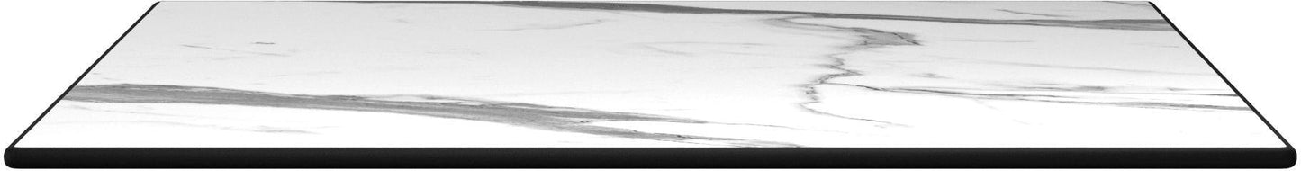 Light Marble Heavy Duty Outdoor Resin Table Top with Phenolic Edge19c4496b5b22d8f83