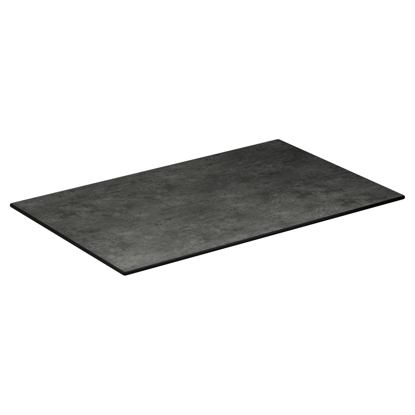 Dark Stone Look Outdoor Resin Table Top with Phenolic Edge