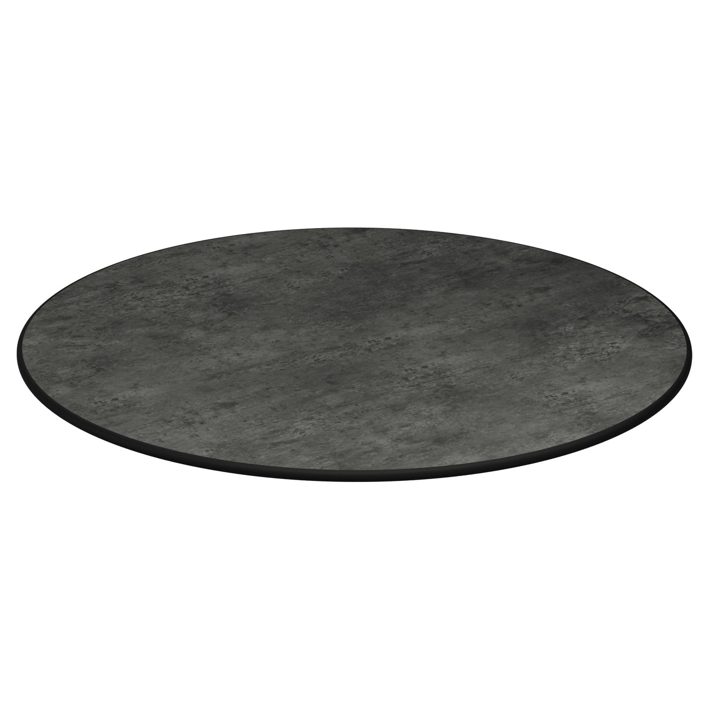 Dark Stone Look Outdoor Resin Table Top with Phenolic Edge