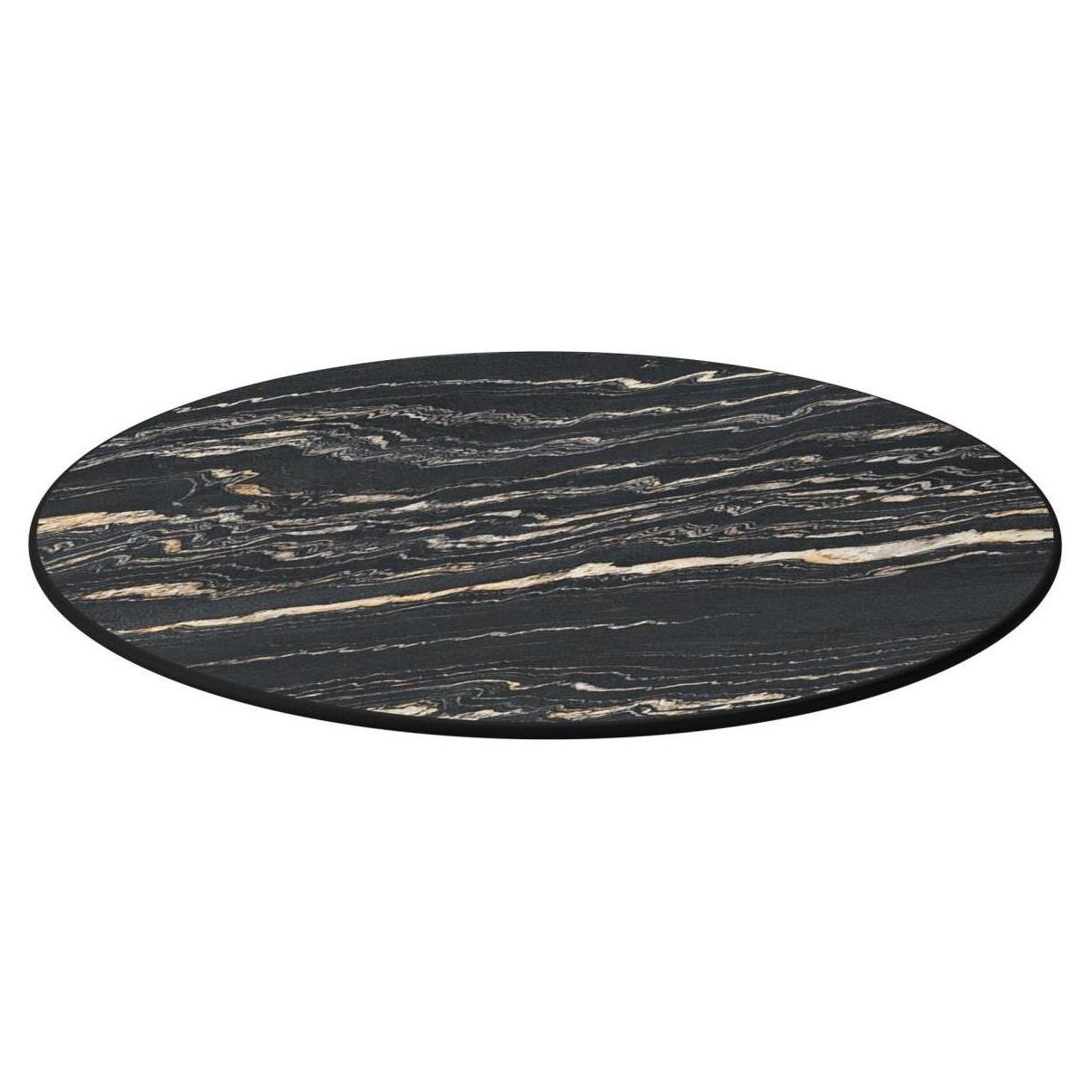 Midnight Marble Outdoor Resin Table Top with Phenolic Edge19a53d974befa0646