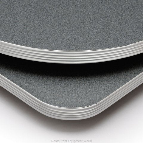 Model 255 Series 1-1/4" Polished Finish Aluminum Edge Table Tops