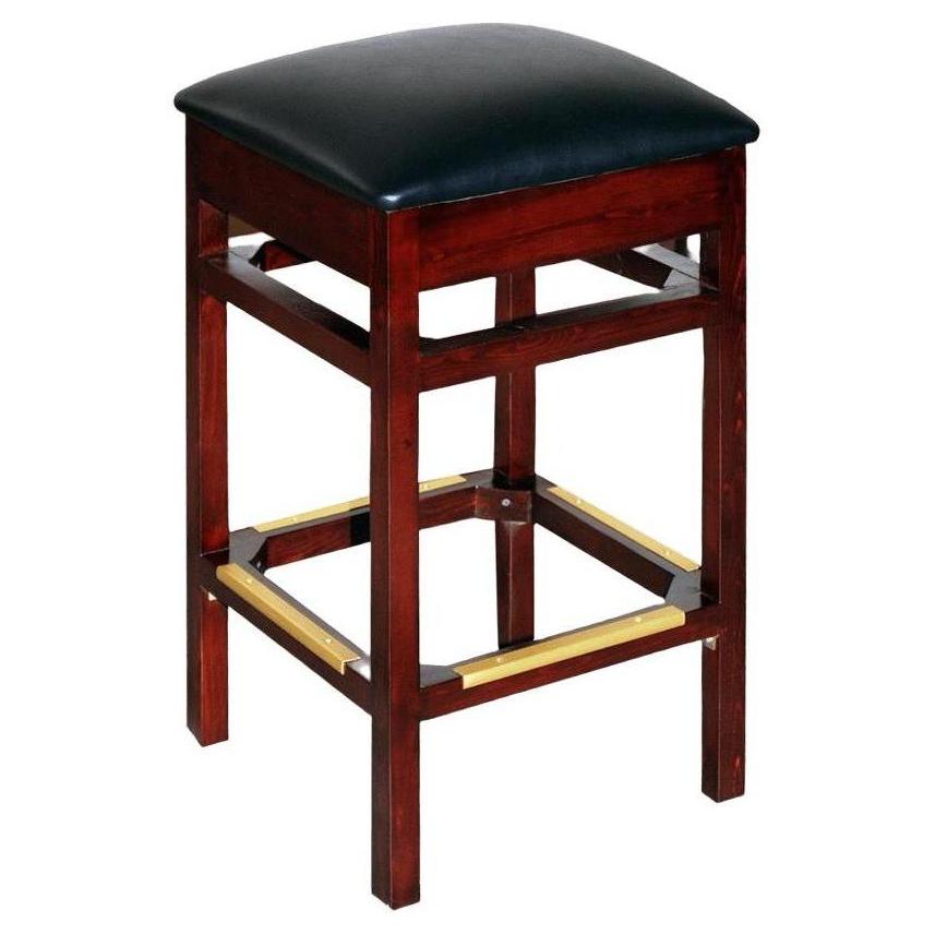 Backless Wood Modern Restaurant Bar Stool 19df99374ca49d91ce