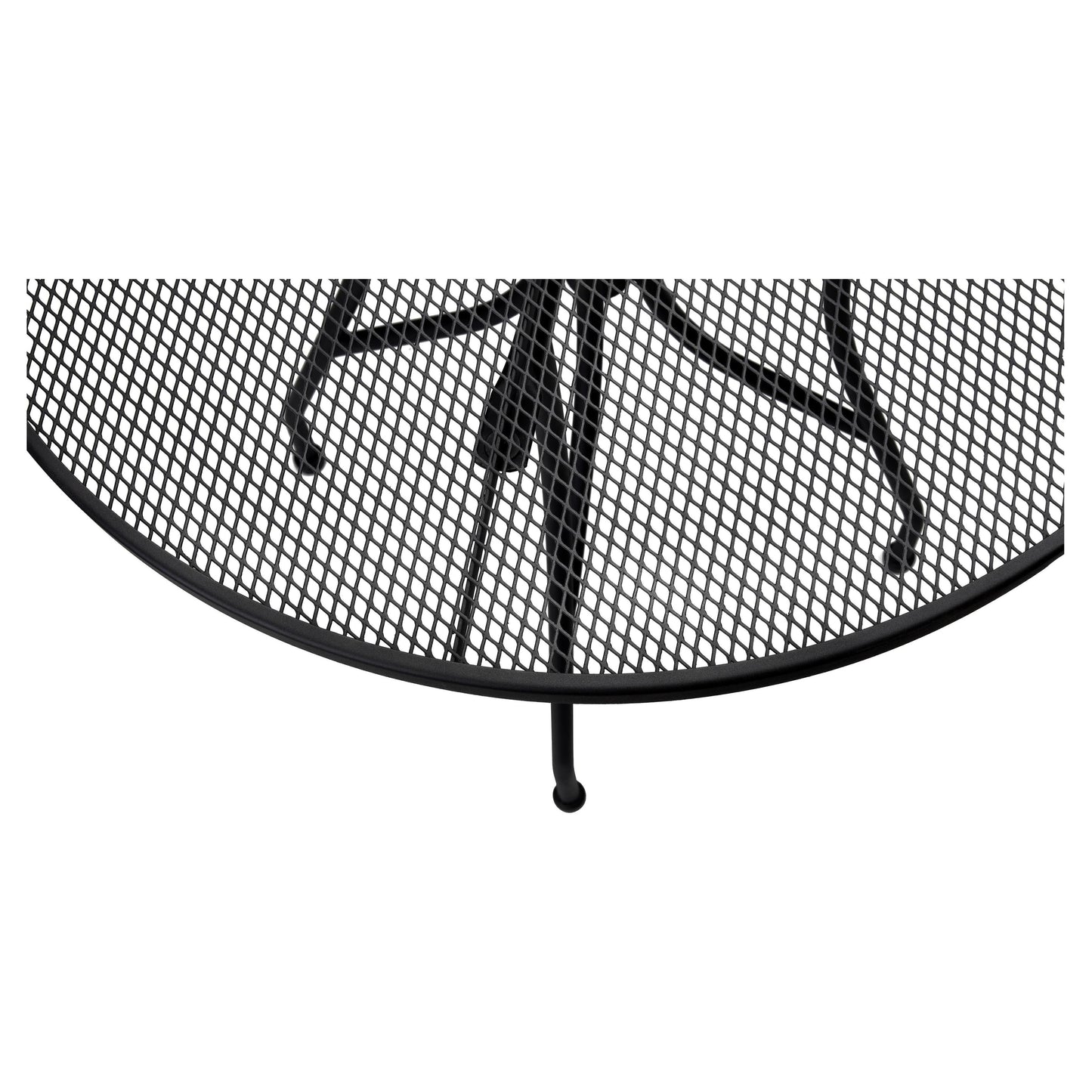 Black Steel Outdoor Metal Square Patio Table19b8fad76317320176